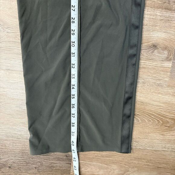 ATHLETA Nolita Wide Leg Featherweight Stretch Pant Mountain Olive Size 8 - Picture 8 of 11